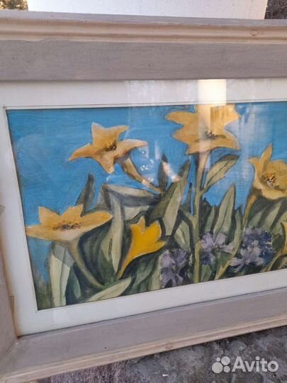 Картина акварель Голубев.С