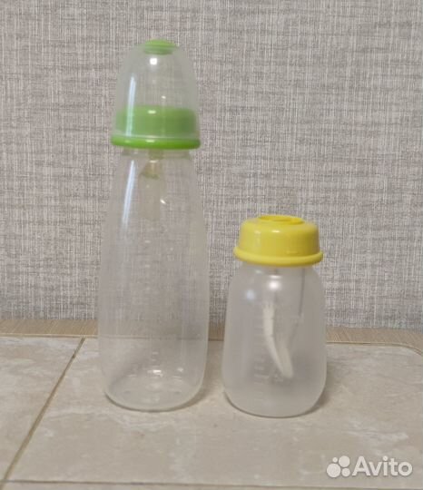 Бутылочки с ложкой (для введения прикорма)