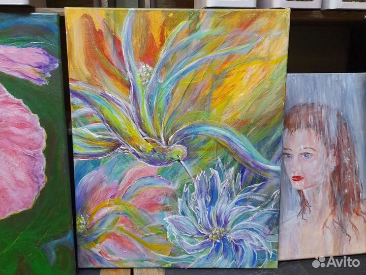 Картина акрил на холсте