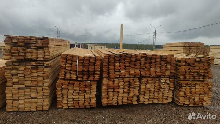 Доска обрезная 2 сорт 50х150х6000 / Пиломатериалы