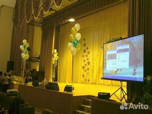 Аренда проектора, экранов, звука