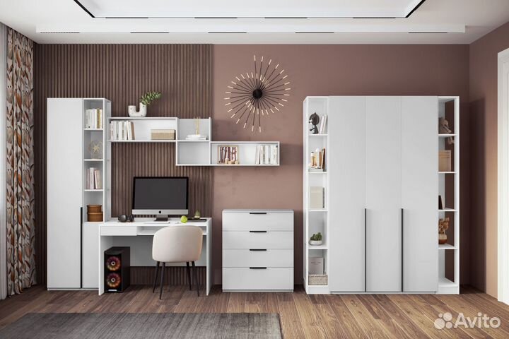 Чарли 24 белый шкаф