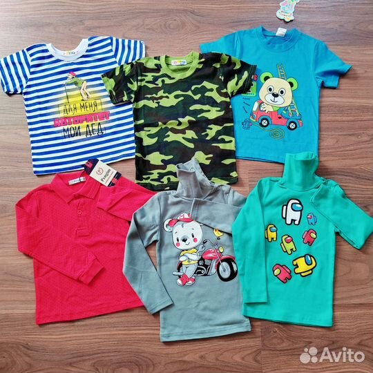Футболки на 1/2/3 года
