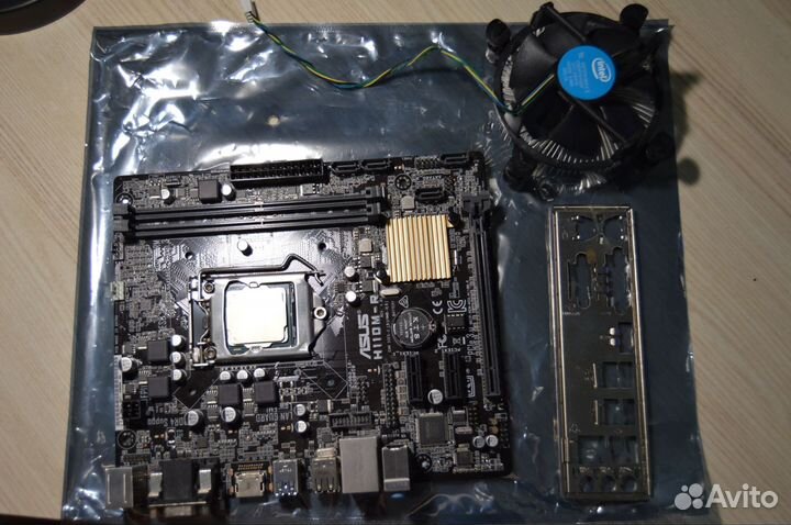 Связка asus H110M-R + intel pentium G4560