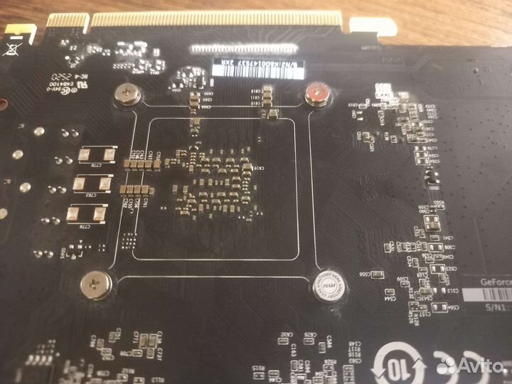 Видеокарта MSI gtx 1050 ti OC 4GB