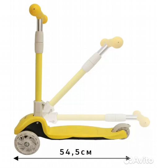 Новый детский самокат трехколесный Amarobaby