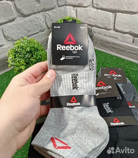 Носки reebok короткие