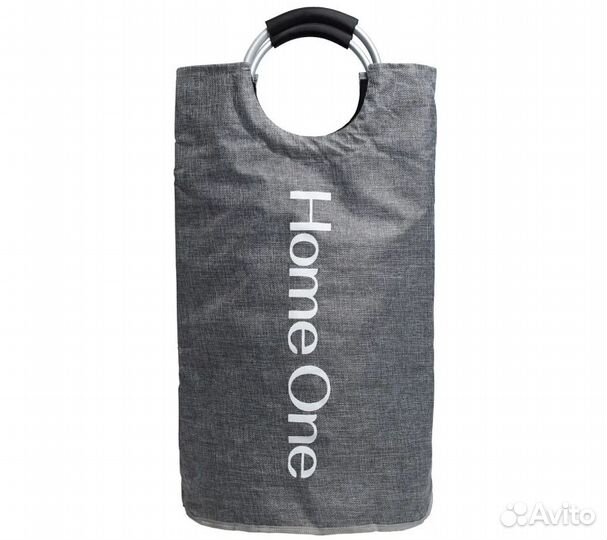 Корзина для белья Home One, 72х35, полиэстер, серы