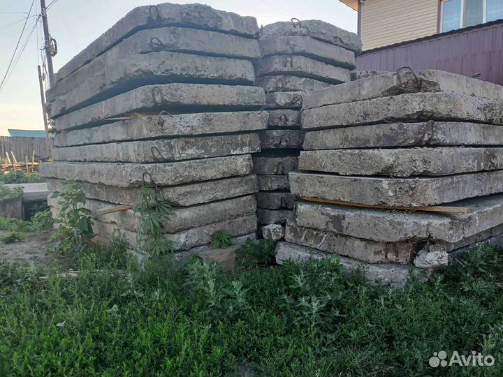 Плиты дорожные бу 3х1 20
