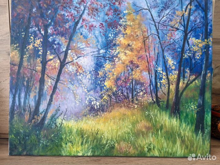 Картина маслом на холсте пейзаж