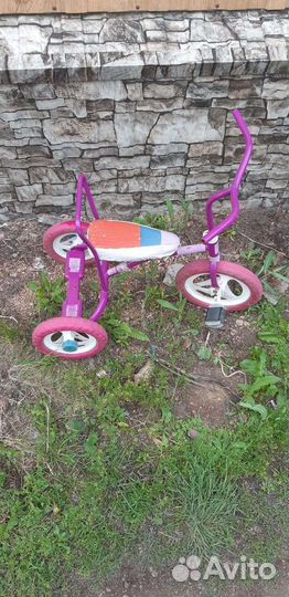 Детский трехколесный велосипед бу