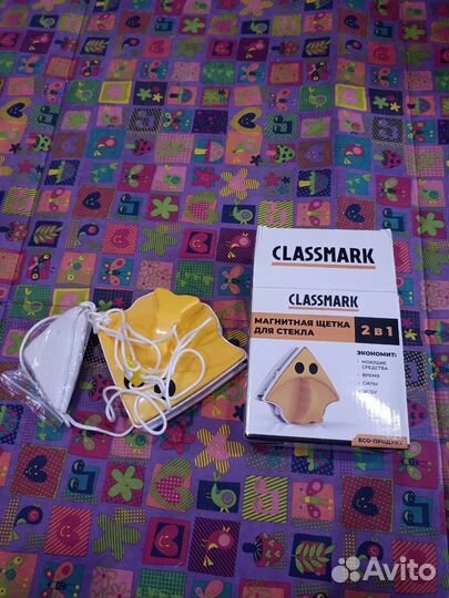 Магнитная щетка для мытья окон