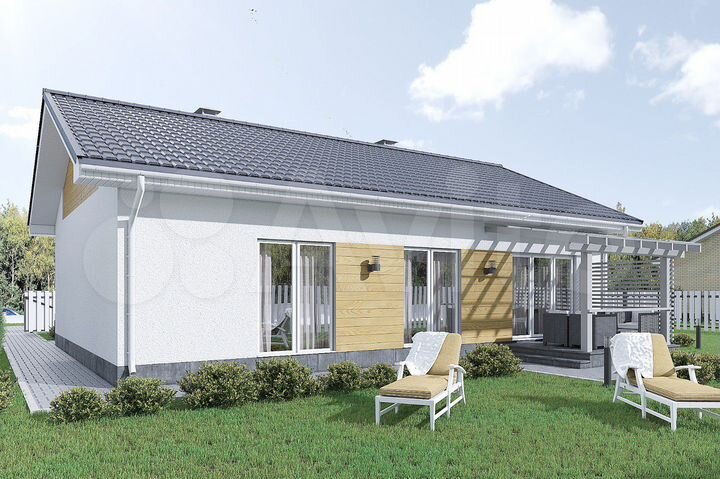 Дом 100 м² на участке 10 сот.