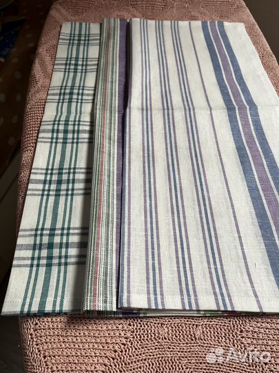 Полотенца кухонные хлопок/лен 3 шт