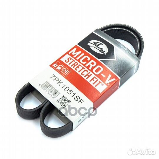 Ремень поликлиновый 0,095 7PK1051SF Gates