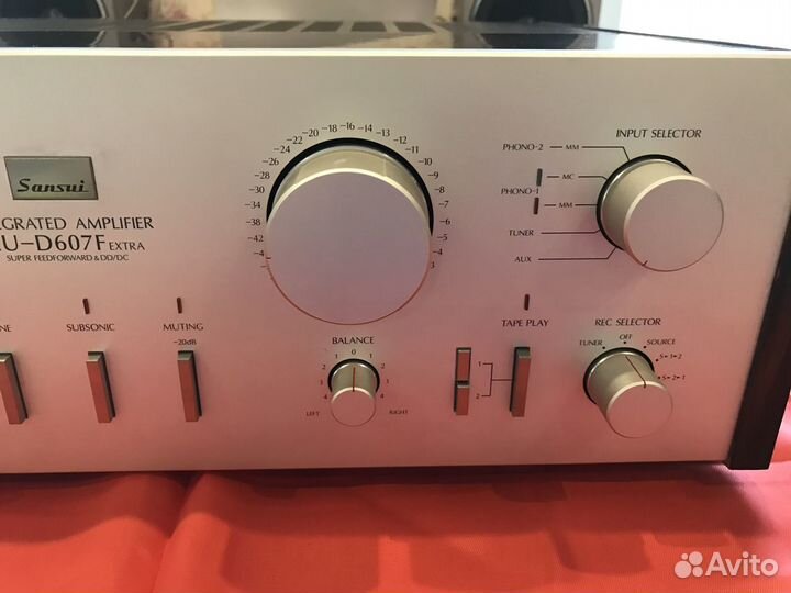 Sansui AU-D607F extra Hi-Fi + Видео работы