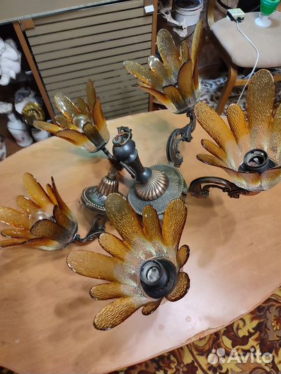 Люстра потолочная СССР винтаж