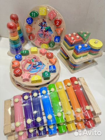 Деревянные развивающие игрушки