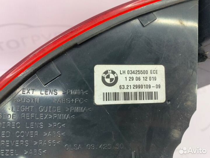 Фонарь задний левый Bmw X1 X20D E84 (Е84) N47D20 2