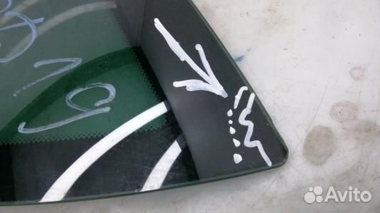 Стекло кузова боковое заднее левое peugeot 407 (60