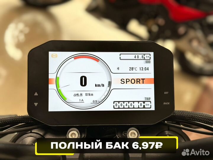 Мотоцикл электрический Alrendo TS Bravo