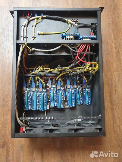 Оборудования для майнинга, блоки, каркасы, рейзера