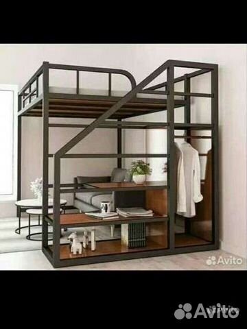 Кровать-чердак двуспальная купить в Москве | Товары для дома и дачи | Авито