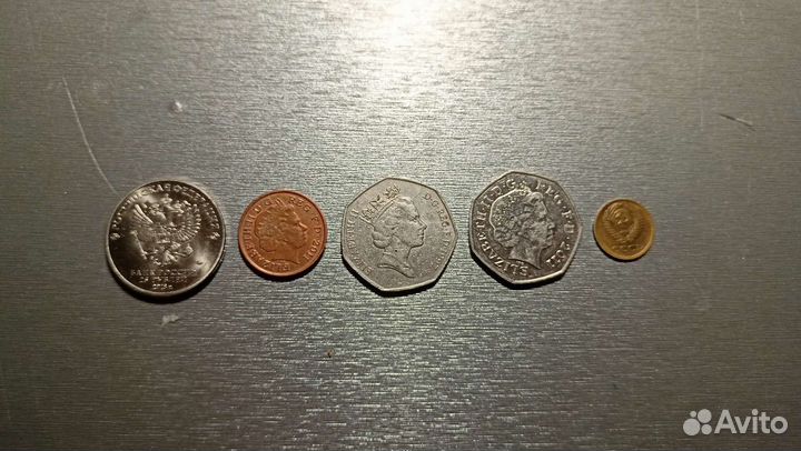 Монеты иностранные и русские