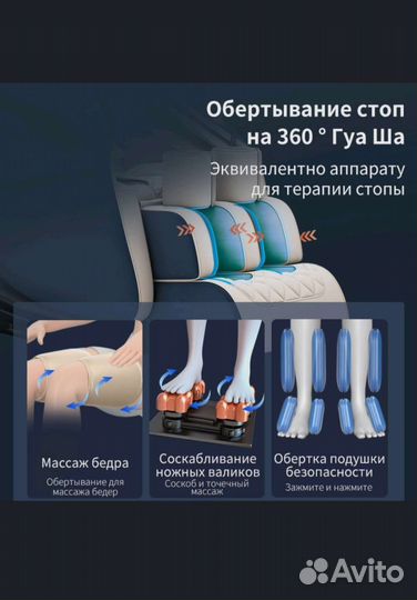 Массажное кресло массажёр для всего тела