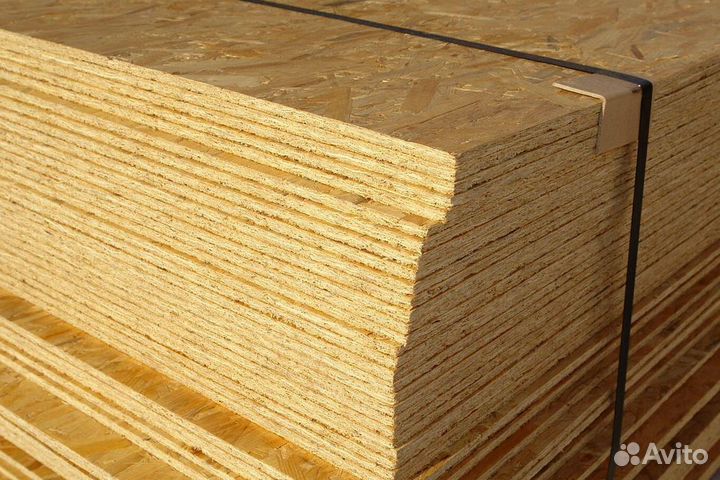 Осб (osb осп-3) 9 мм плита калевала, кроношпан