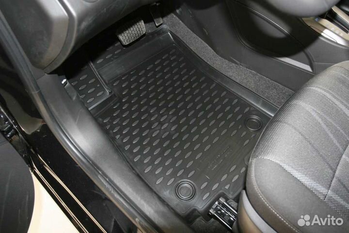 Коврики салона Chevrolet Aveo (2012-20) полиуретан