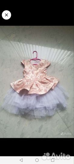 Платье для девочки новогоднее