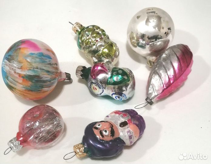 Елочные игрушки СССР Бармалей и другие