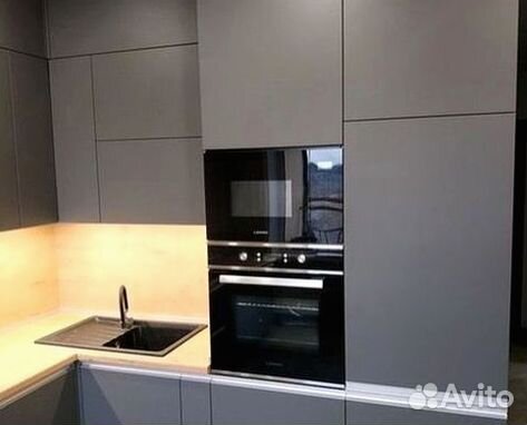 Угловая кухня с мдф фасадами