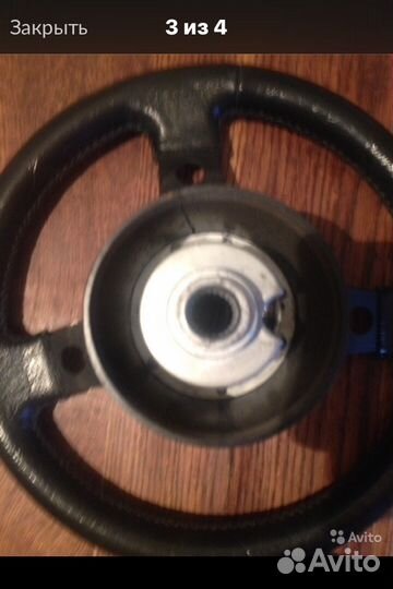 Кожаный руль Форд