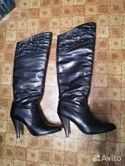 Сапоги женские (натуральная кожа)