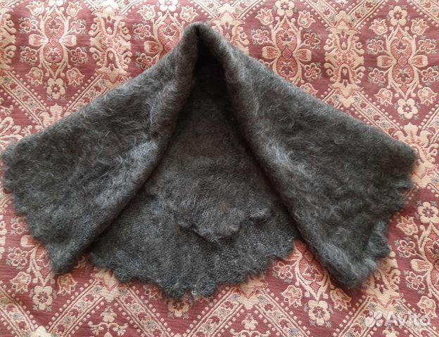 Шаль пуховая новая 80/80 теплая и пушистая