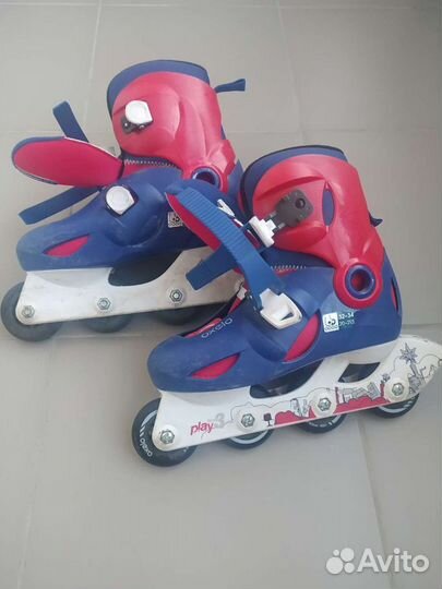 Роликовые коньки детские раздвижные