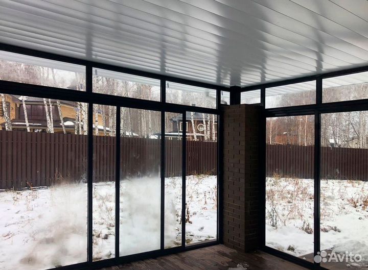 Остекление террасы