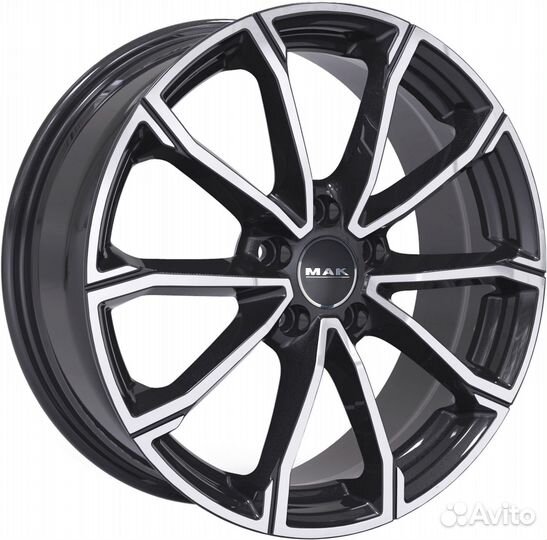R16 5x112 6,5J ET43 D57,1 MAK DaVinci Black Mirror