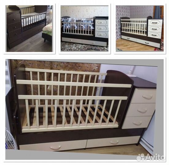 Детская кроватка 3 в 1