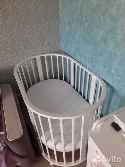 Детская кроватка трансформер 5 в 1