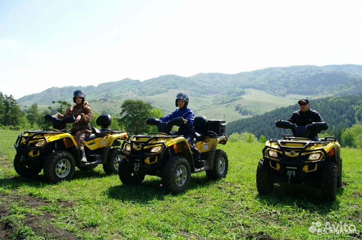 Прогулки на квадрациклах в фиагдоне