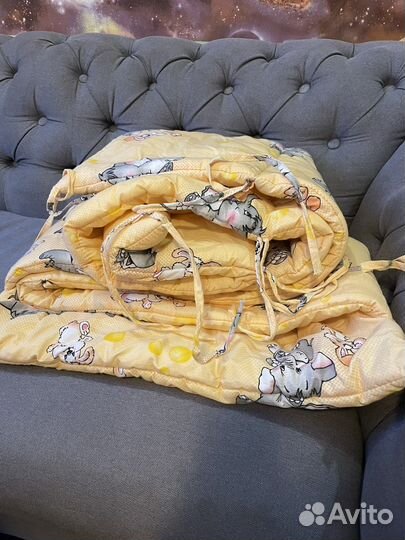 Бортики в кроватку бу