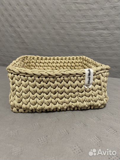 Корзина интерьерная квадратная