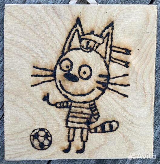 Картинки ручной работы (выжжены лупой на Солнце)