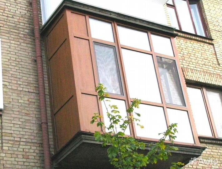 Остекление балконов и лоджий. Окна алюминиевые