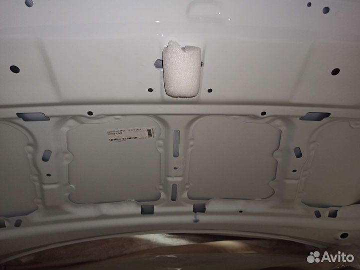 Капот на Kia ceed 2 белый JD, новый