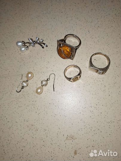 Серьги бижутерия925