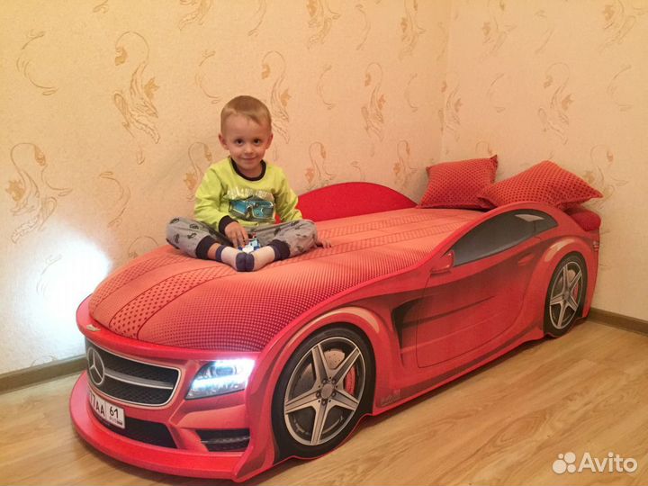 Детская кровать машина в наличии в Перми арт 22